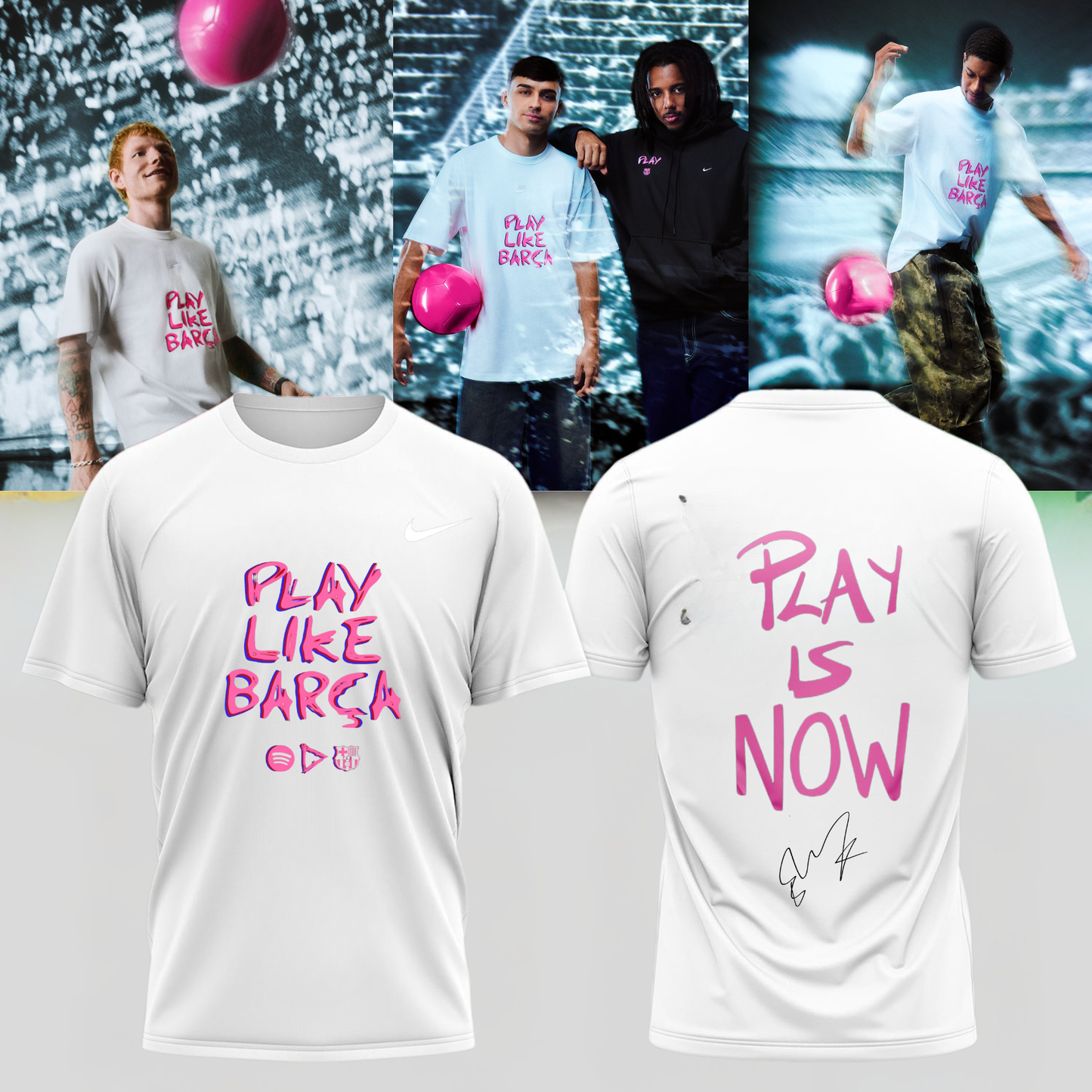 Ed Sheeran Barça shirt