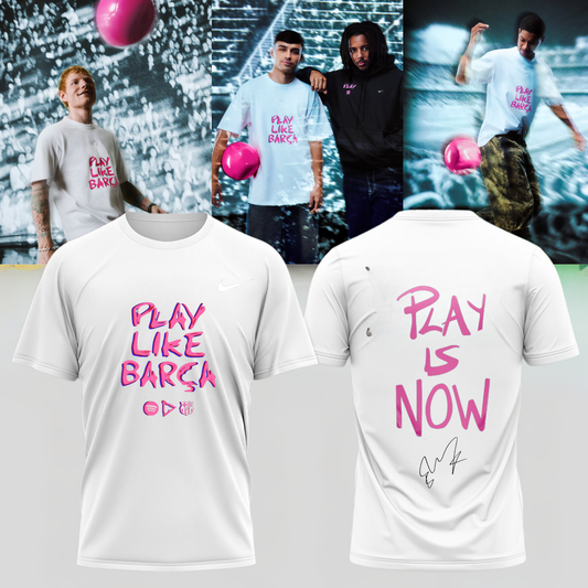 Ed Sheeran Barça shirt