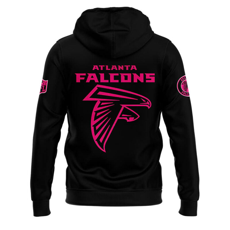 Men's Nike Black Atlanta Falcons 2024 NFL Crucial Catch Club Pullover Hoodie