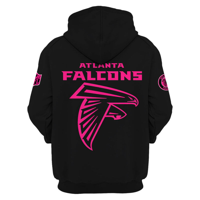 Women's Nike Black Atlanta Falcons 2024 NFL Crucial Catch Club Pullover Hoodie