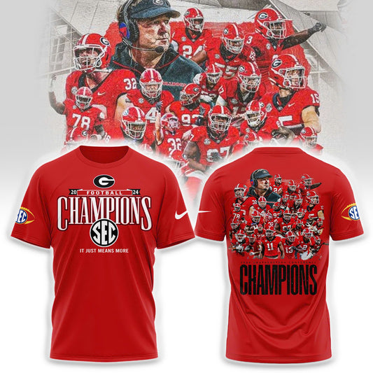 Georgia Bulldogs SEC Football Conference Champions Locker Room Tshirt
