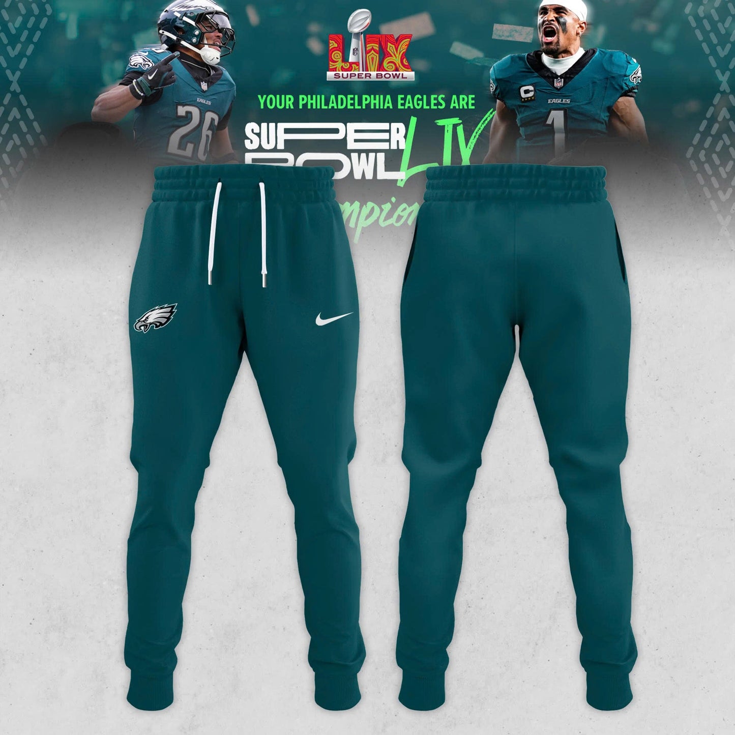 Limited Edition Philadelphia Eagles Super Bowl LIX Champions 2025 New Hoodie