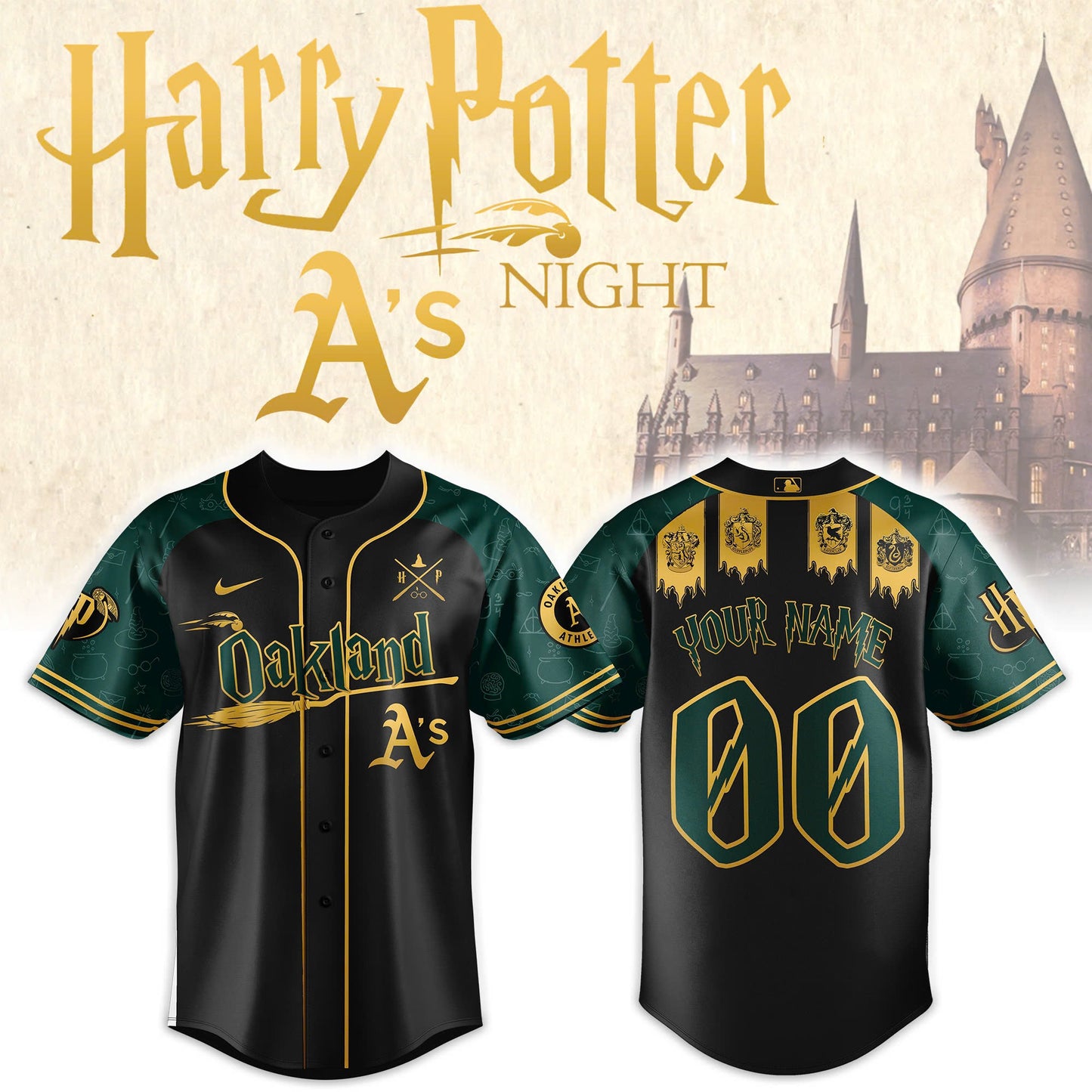 Athletics x Harry Potter Night Heritage Jersey