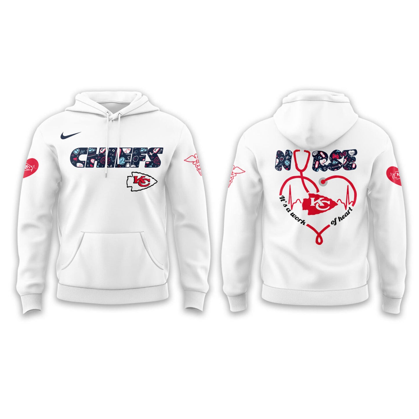 Kansas City Chiefs NURSES NIGHT Hoodie