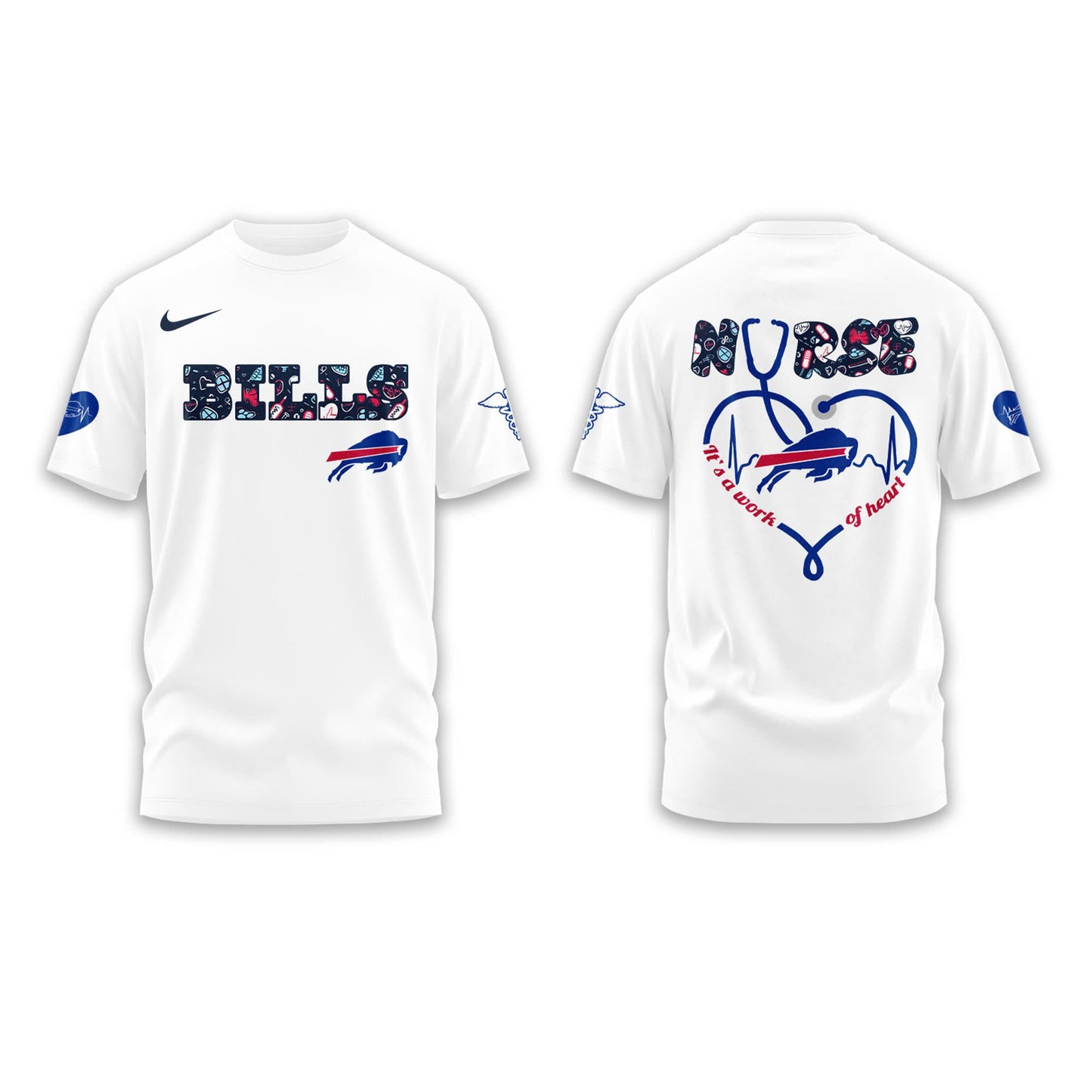 Buffalo Bills NURSES NIGHT Combo Tshirt