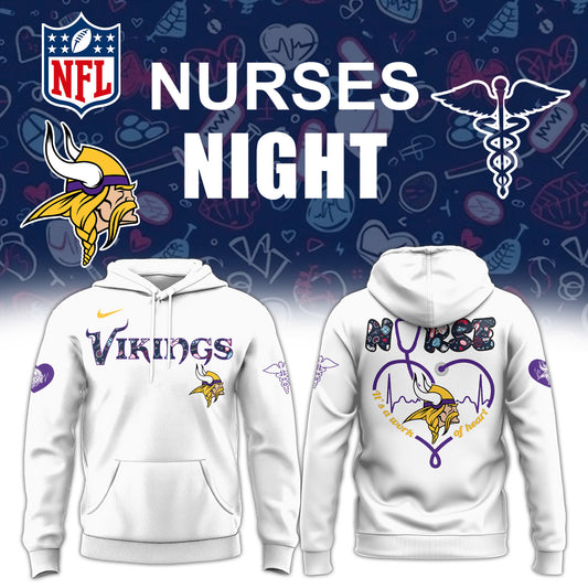 Minnesota Vikings Nurses Appreciation Hoodie