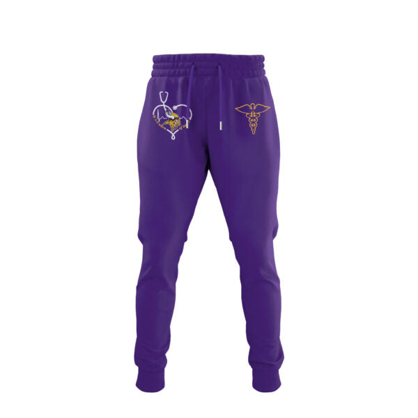 Minnesota Vikings Nurses Appreciation Purple Hoodie
