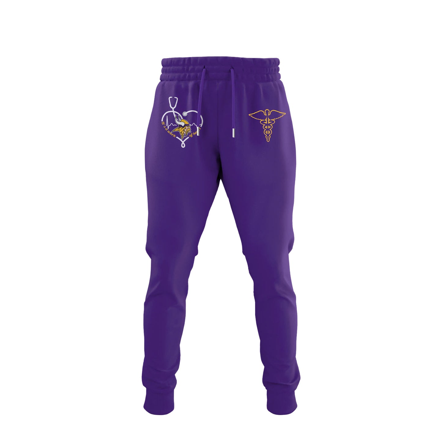 Minnesota Vikings Nurses Appreciation Purple Tshirt