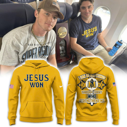 MS Baseball Jesus Won Combo Hoodie