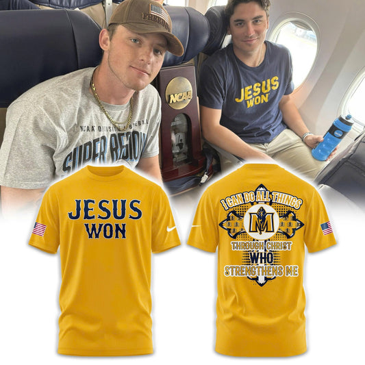 MS Baseball Jesus Won Combo Tshirt | Cap | Jogger