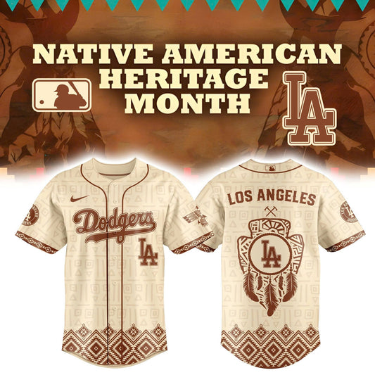 Dodgers x Native American Heritage 2025 Baseball Jersey