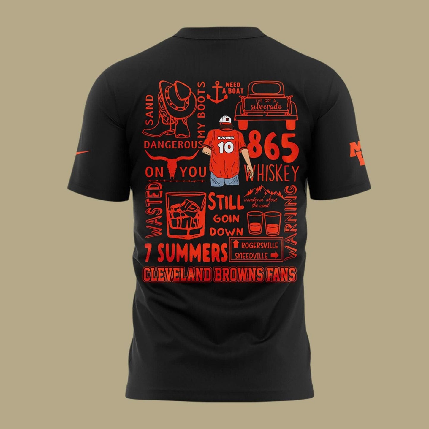 Exclusive Morgan Wallen x Cleveland Browns T-Shirt 2025 For Fans!