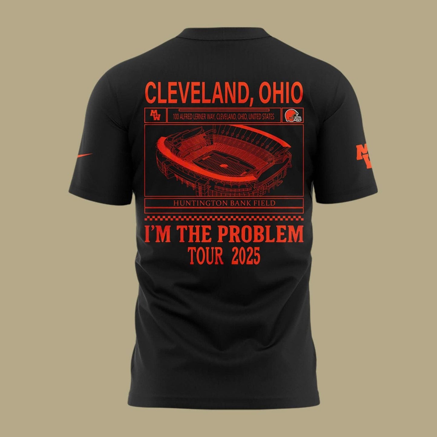 Exclusive Morgan Wallen x Cleveland Browns T-Shirt 2025 For Fans!