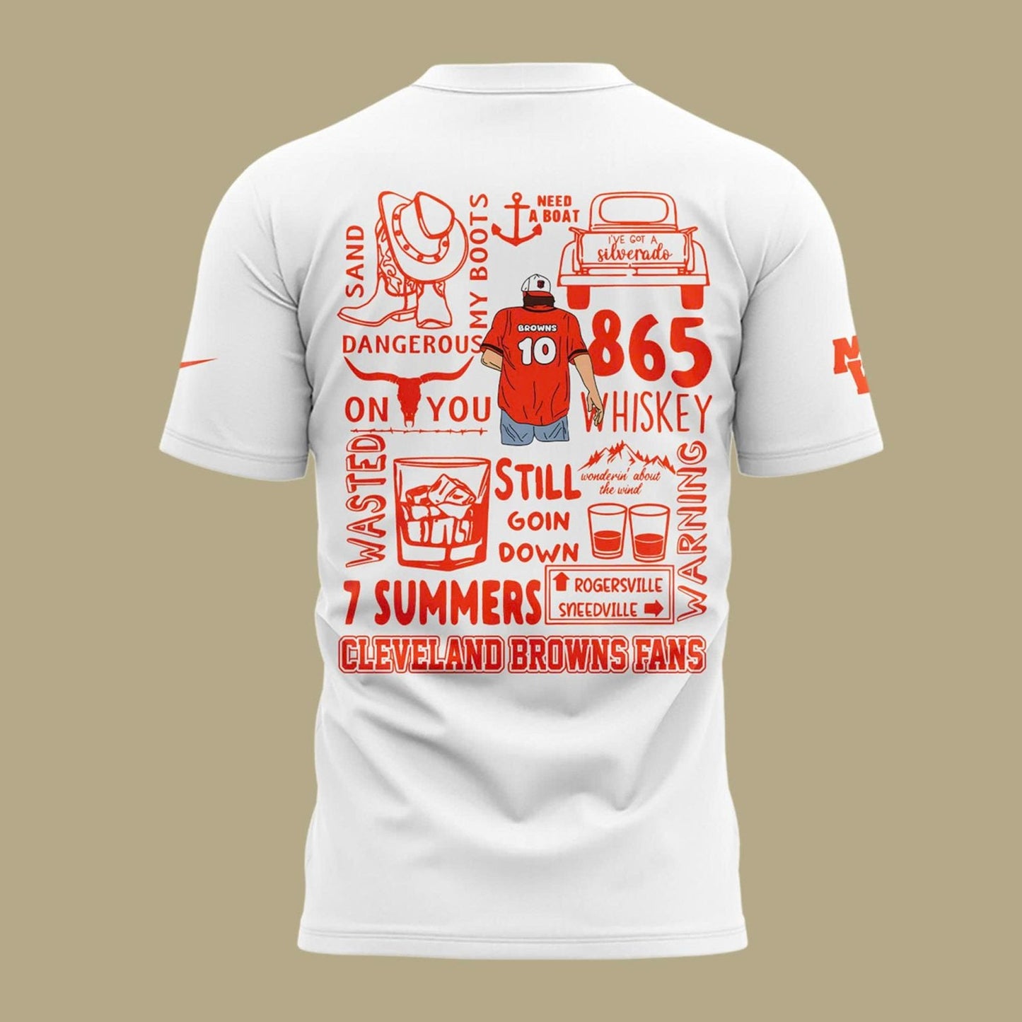 Exclusive Morgan Wallen x Cleveland Browns T-Shirt 2025 For Fans!