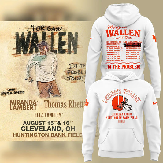 Exclusive Morgan Wallen x Cleveland Browns Hoodie 2025 For Fans!
