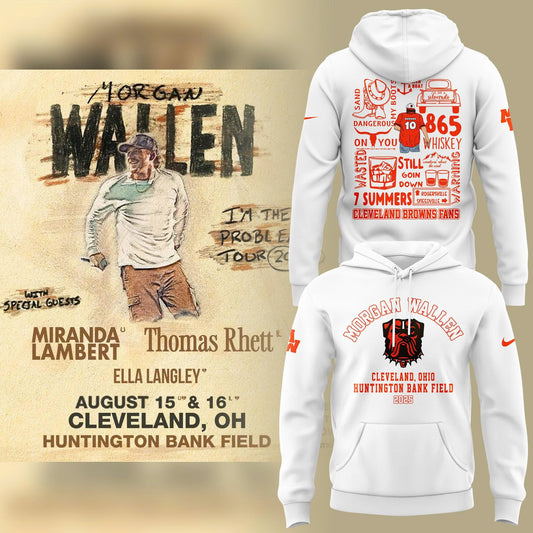 Exclusive Morgan Wallen x Cleveland Browns Hoodie 2025 For Fans!