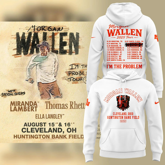 Exclusive Morgan Wallen x Cleveland Browns Hoodie 2025 For Fans!