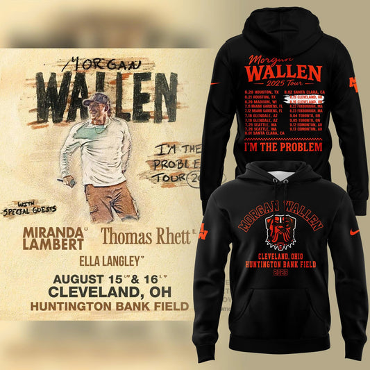 Exclusive Morgan Wallen x Cleveland Browns Hoodie 2025 For Fans!