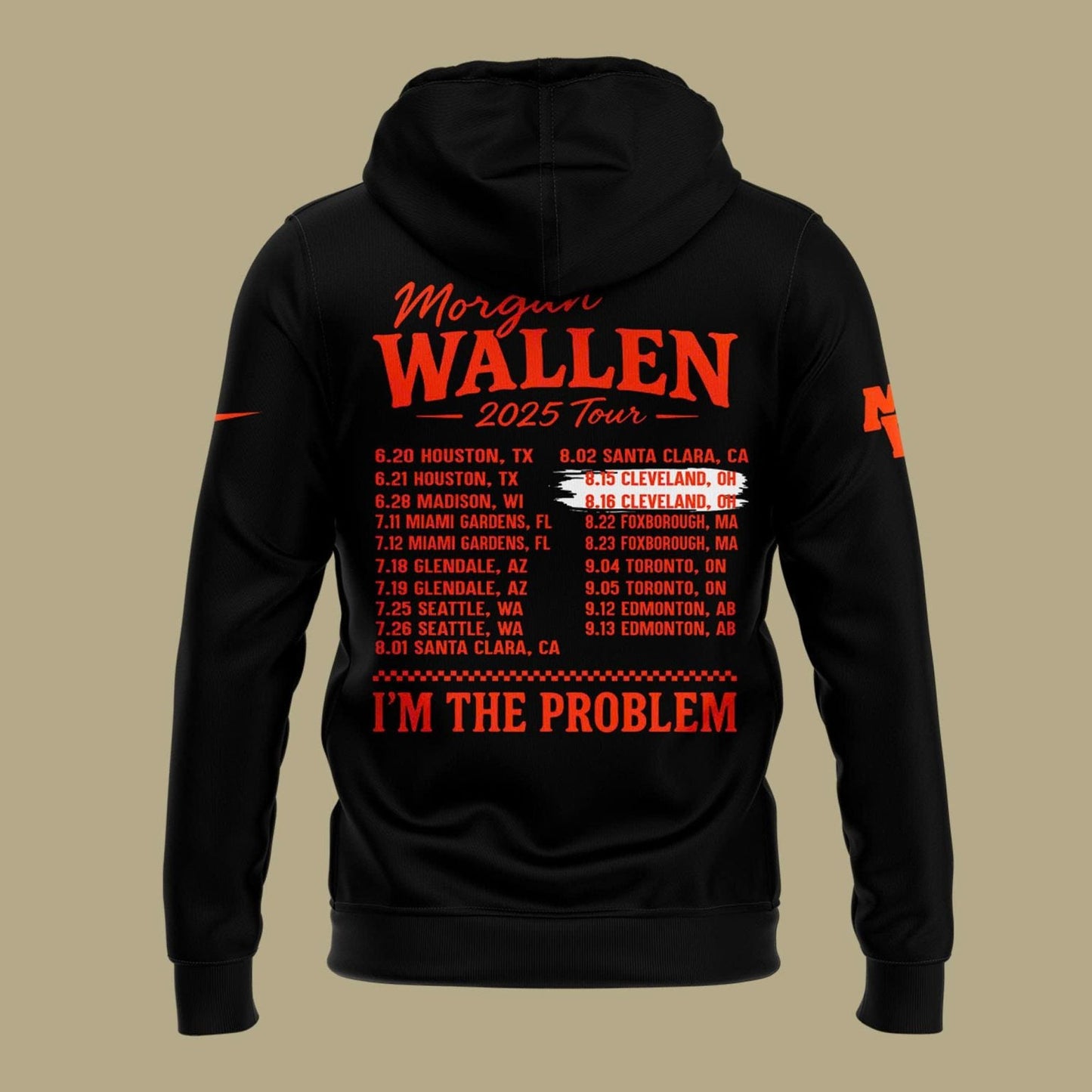 Exclusive Morgan Wallen x Cleveland Browns Hoodie 2025 For Fans!