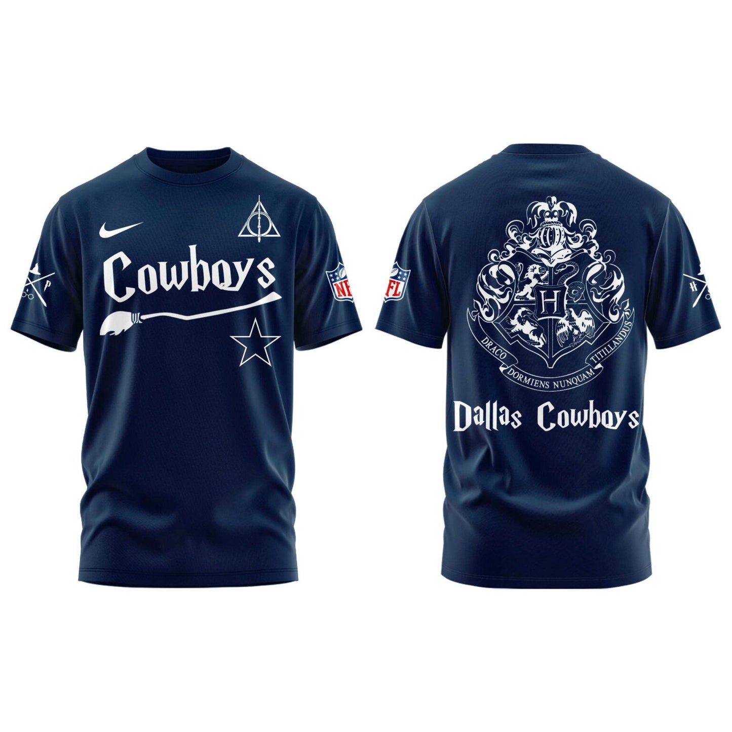 Dallas Cowboys Harry Potter 2025 Combo Tshirt