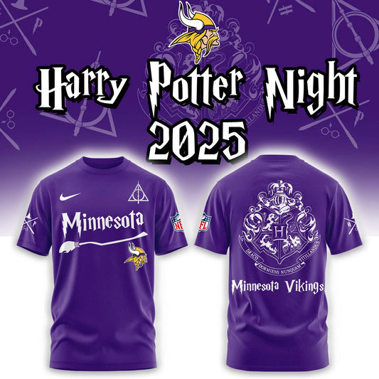Minnesota Vikings Harry Potter 2025 Combo Tshirt