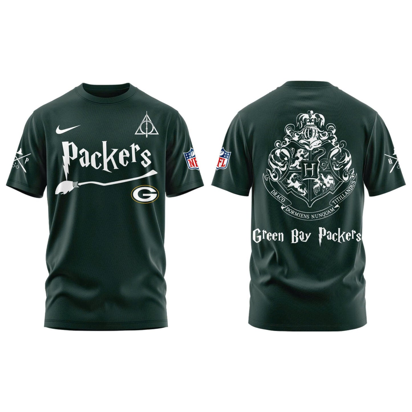 Green Bay Harry Potter 2025 Combo Tshirt