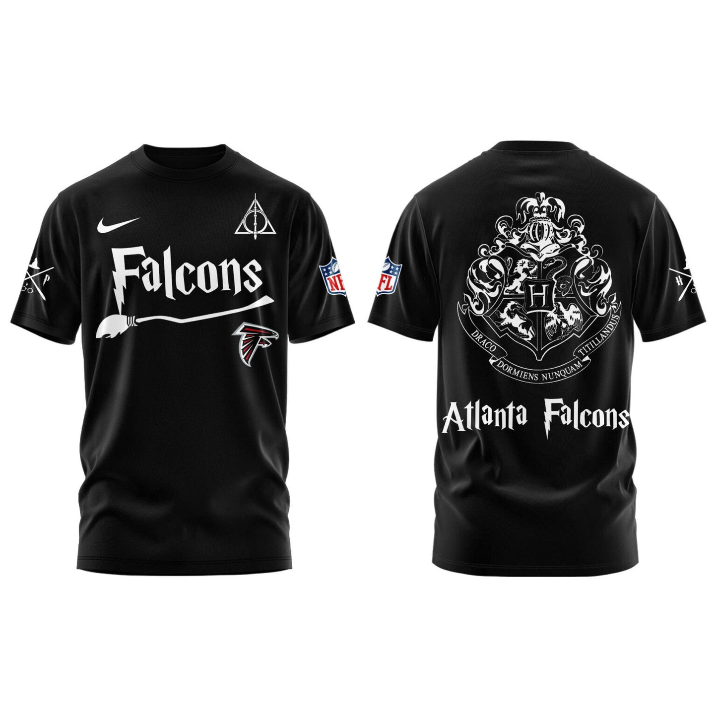 Atlanta Falcons Harry Potter 2025 Combo Tshirt