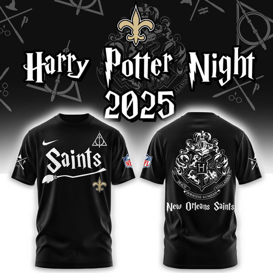 New Orleans Saints Harry Potter 2025 Combo Tshirt