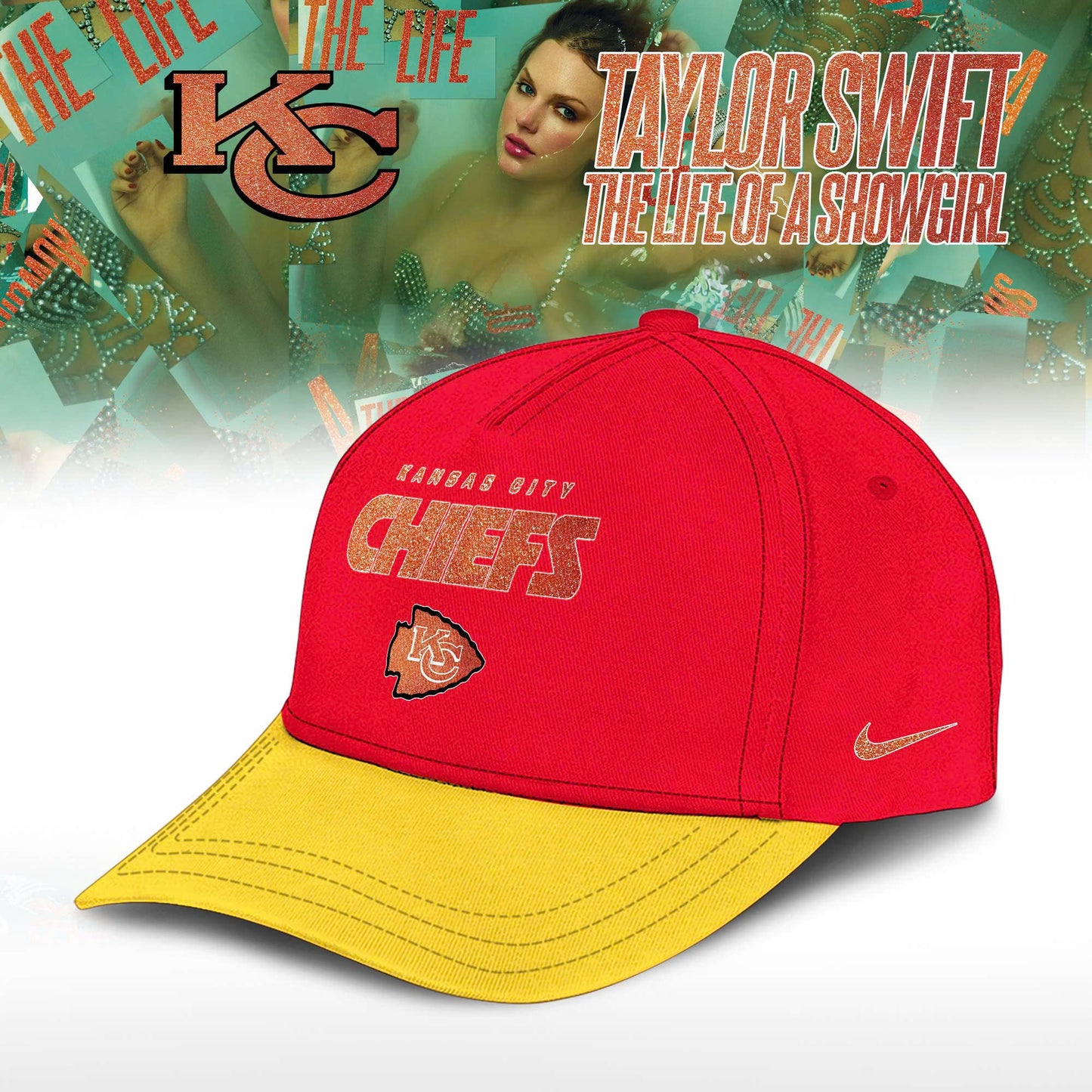 Kansas City Chiefs x Taylor Swift “Orange Era” Limited Editions 2025 Hoodie
