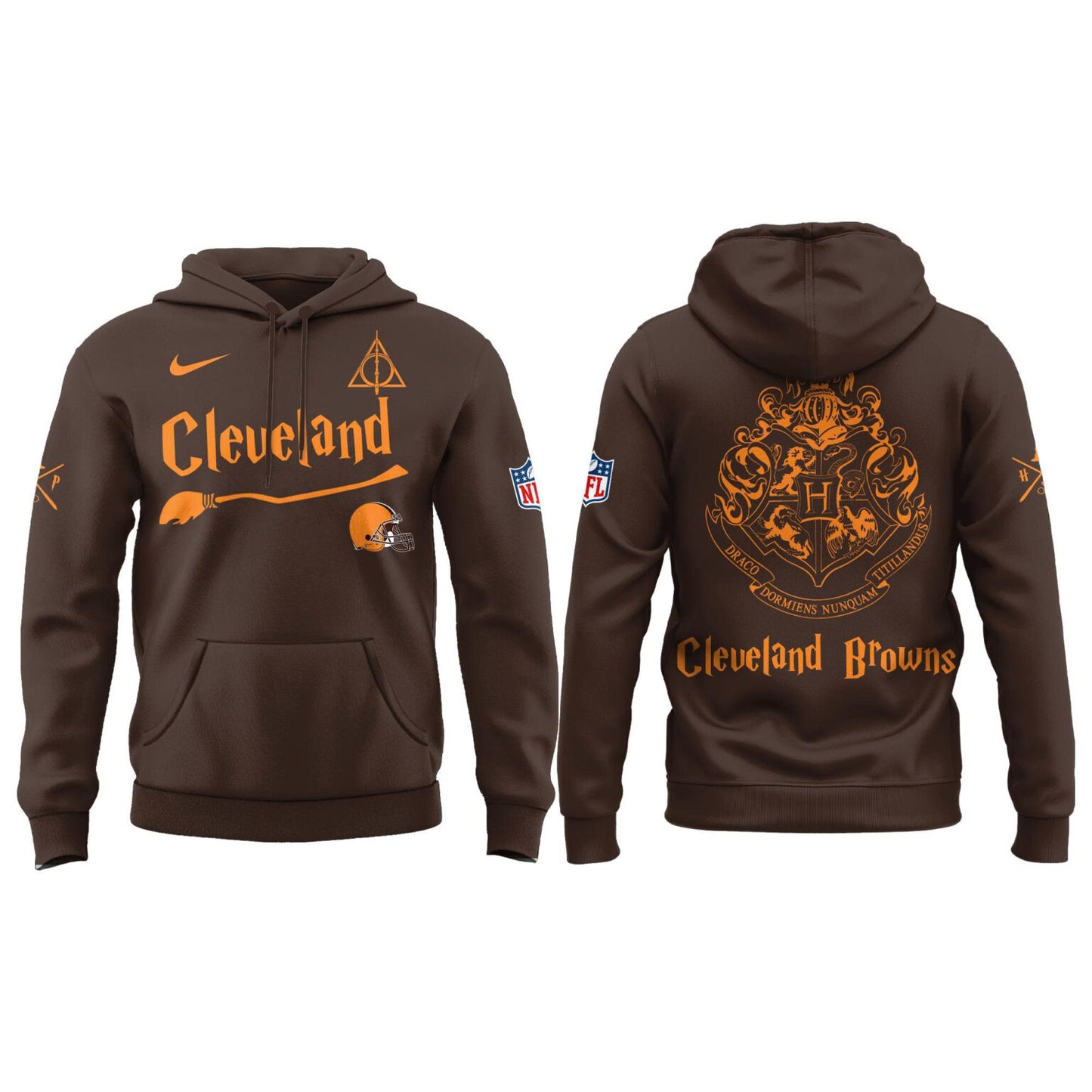 Cleveland Browns Harry Potter 2025 Combo Hoodie
