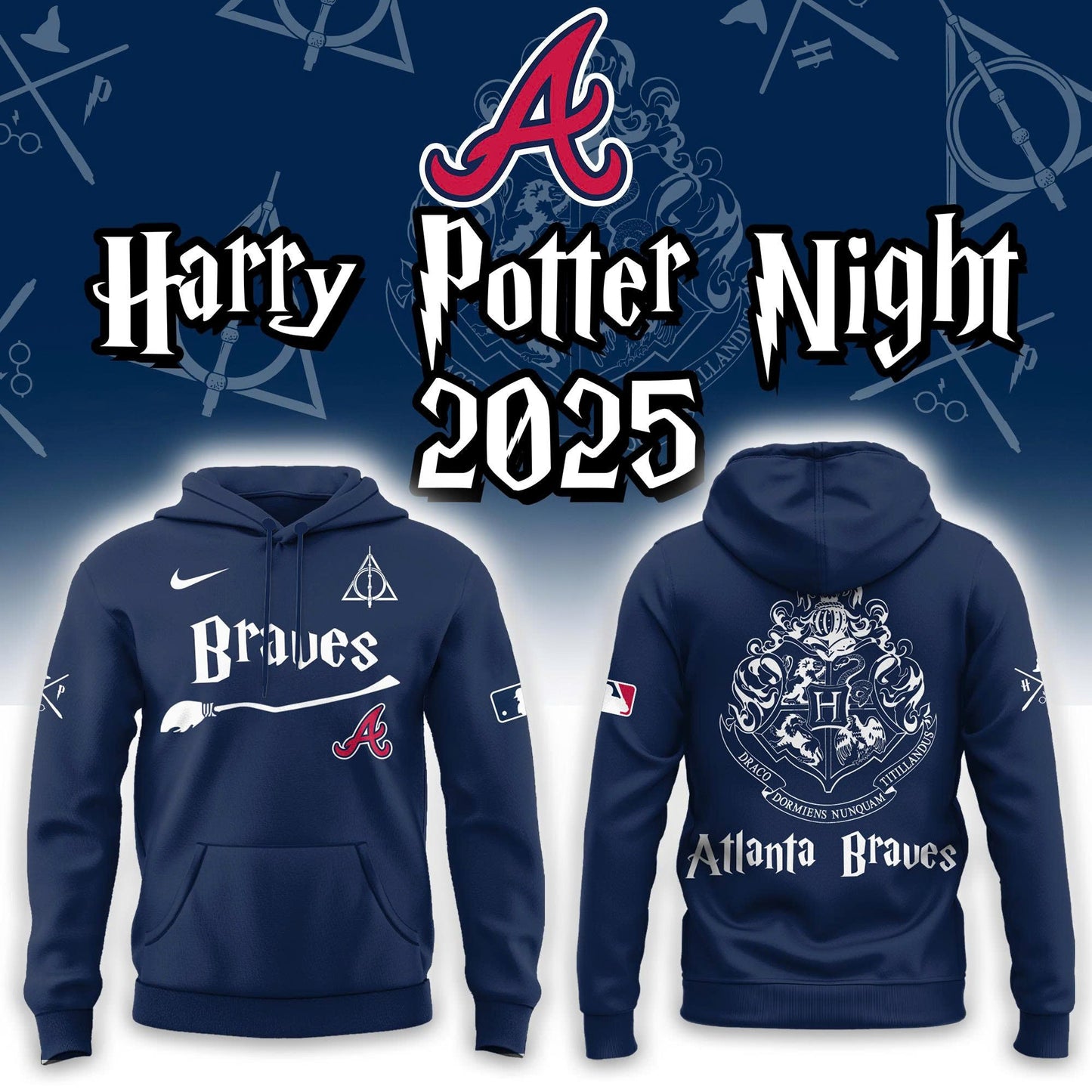 Atlanta Braves x Harry Potter Hoodie