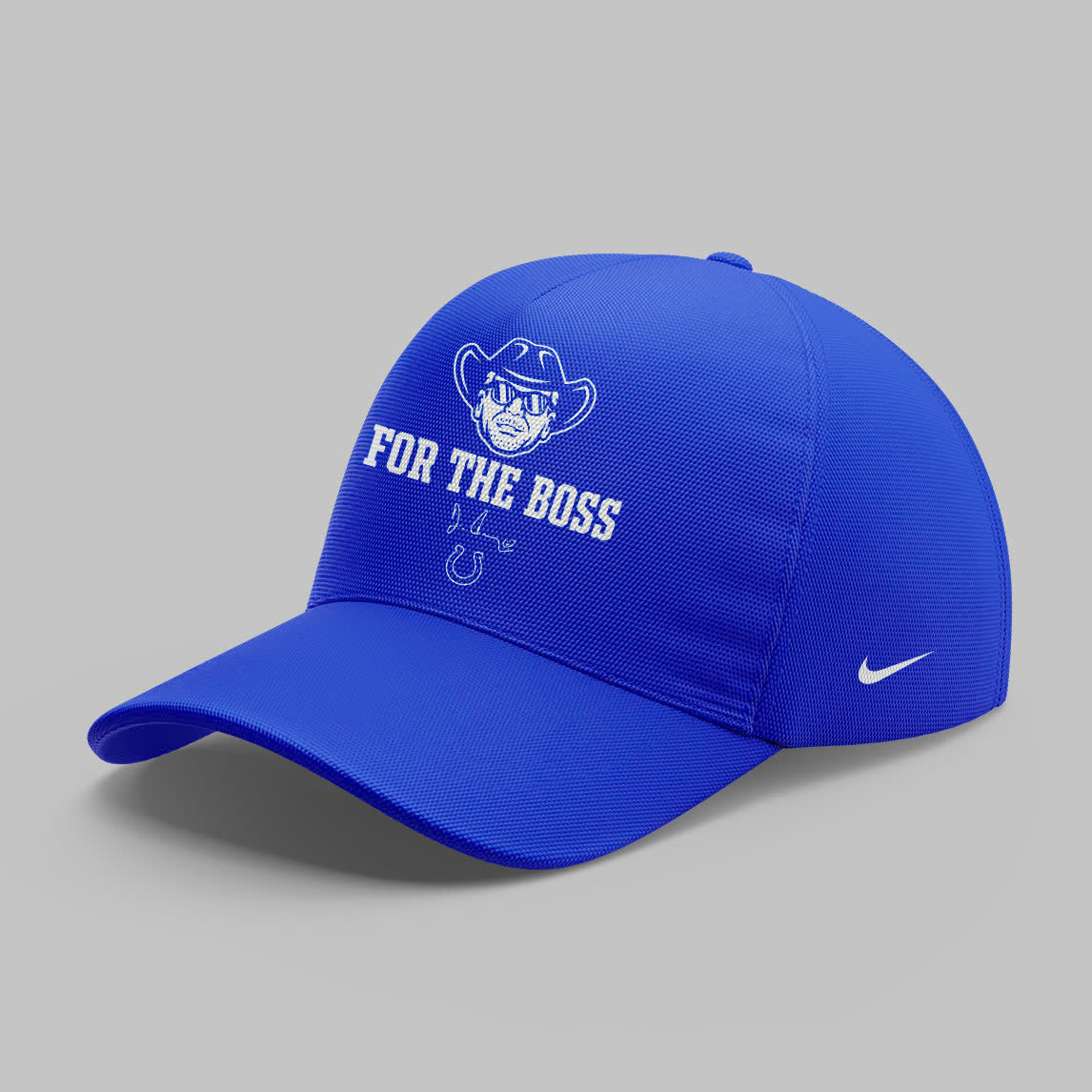 Limited Edition Colts FB In honor of Jim “For The Boss” Black TShirt