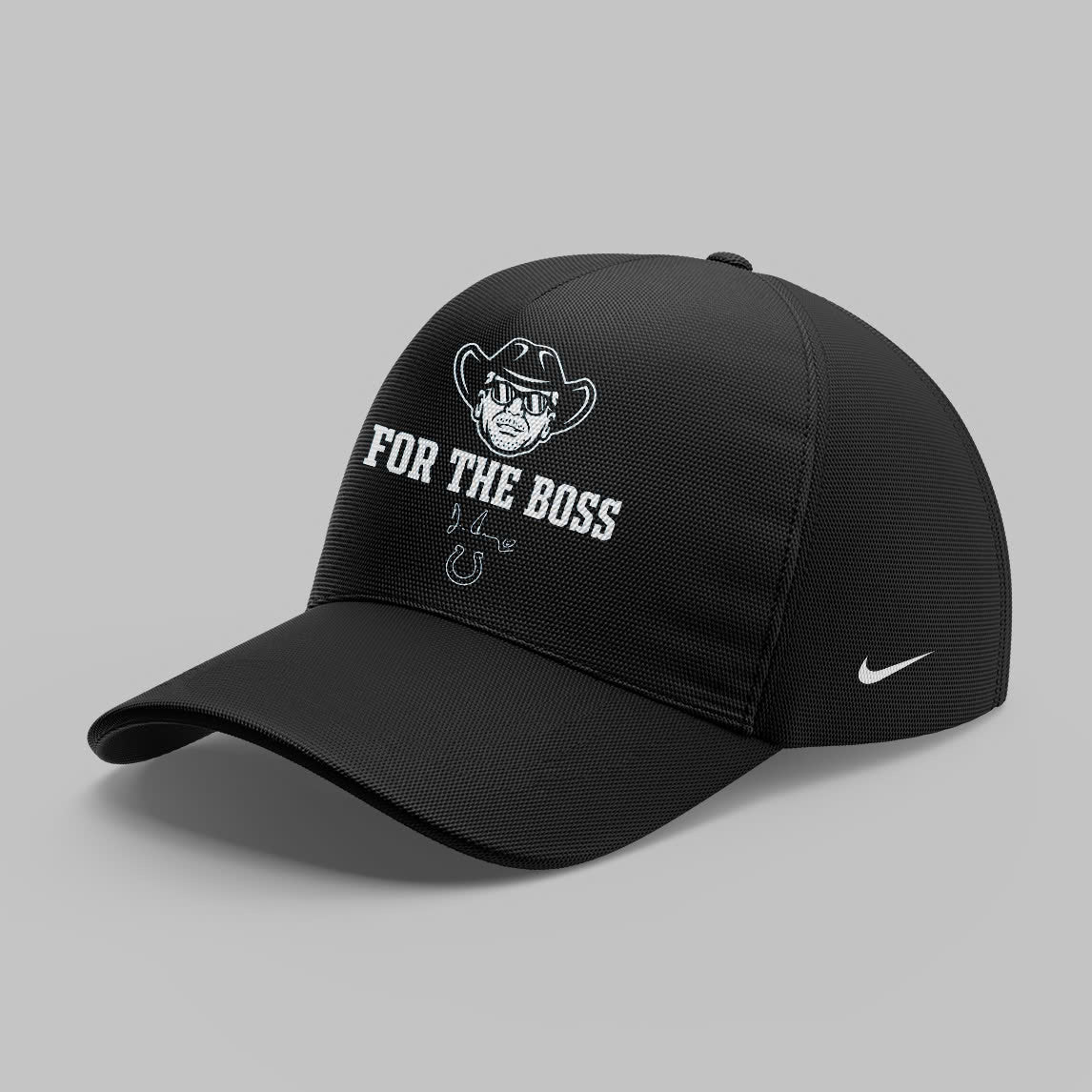 Limited Edition Colts FB In honor of Jim “For The Boss” Black Hoodie