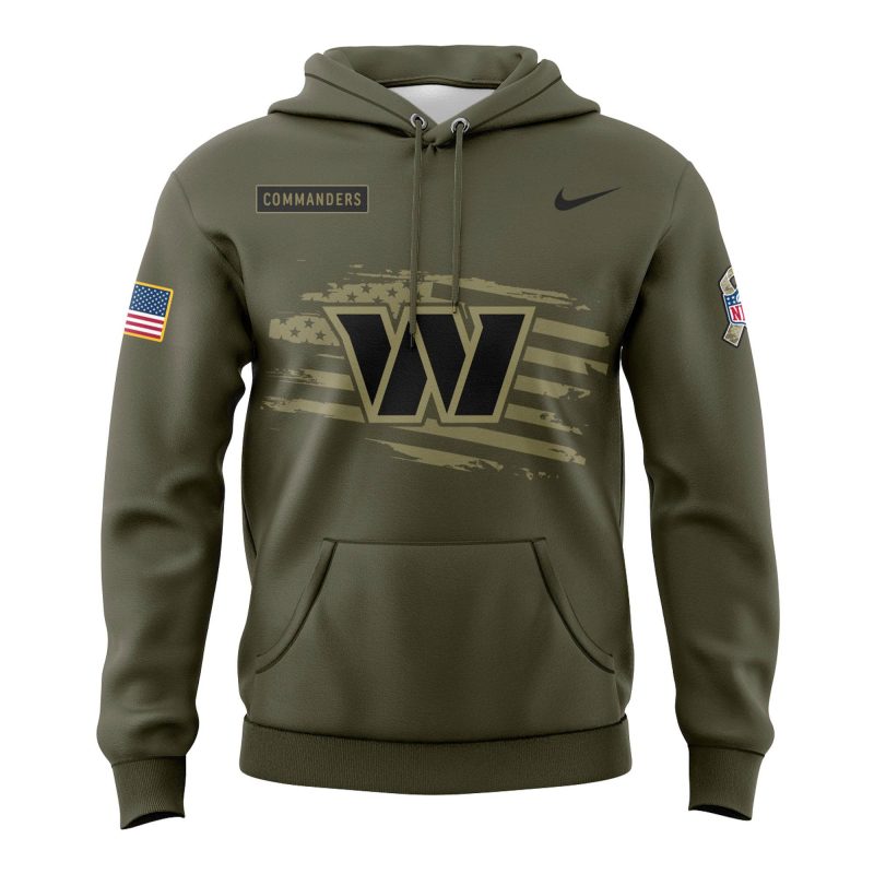 limited edition Veterans Day hoodie from the Washington Commanders