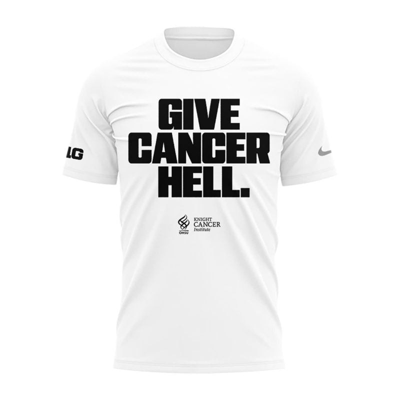 Special 2025 Give Cancer Hell Oregon Football T-Shirt
