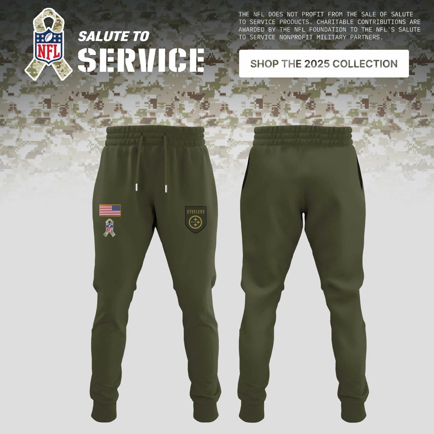 Pittsburgh Steelers 2025 NFL Salute to Service Limited Hoodie