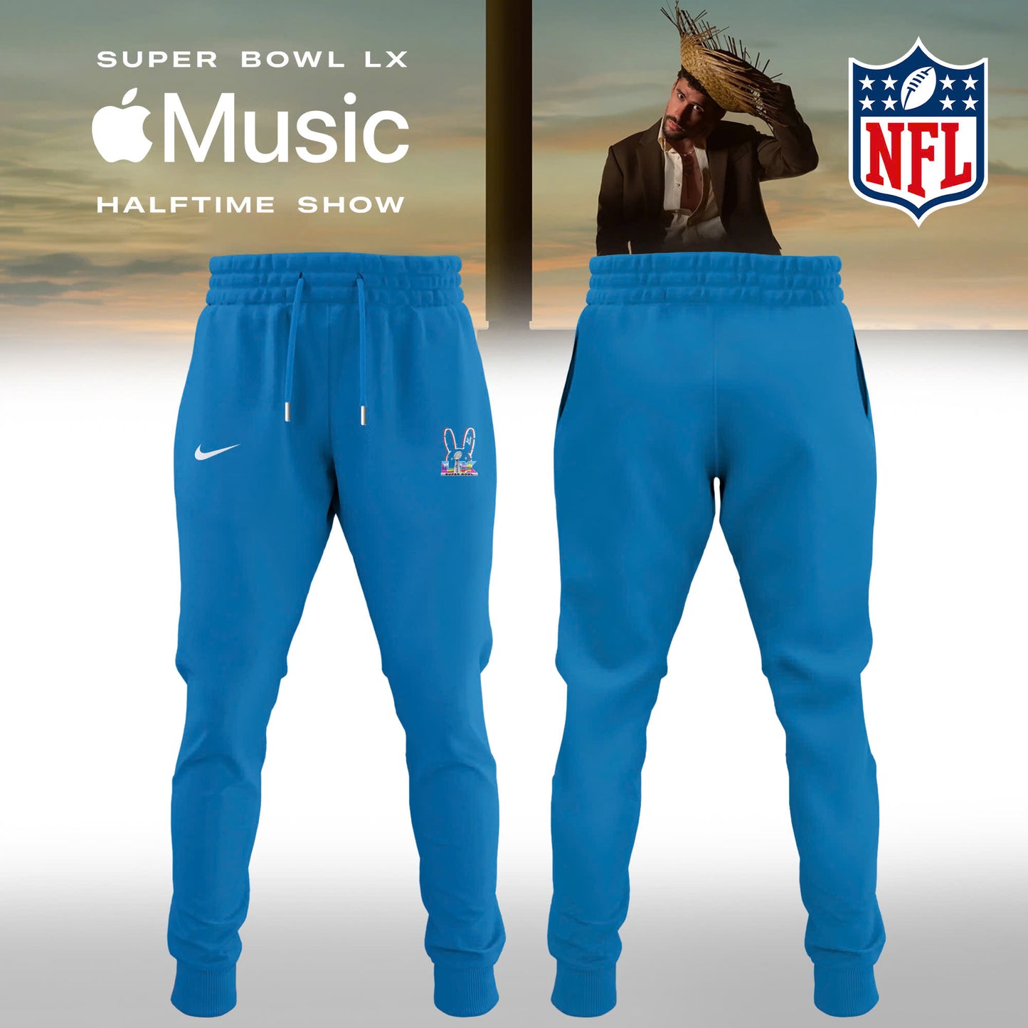 ALL TEAM NFL x Bad Bunny Super Bowl 2026 Combo Hoodie V2