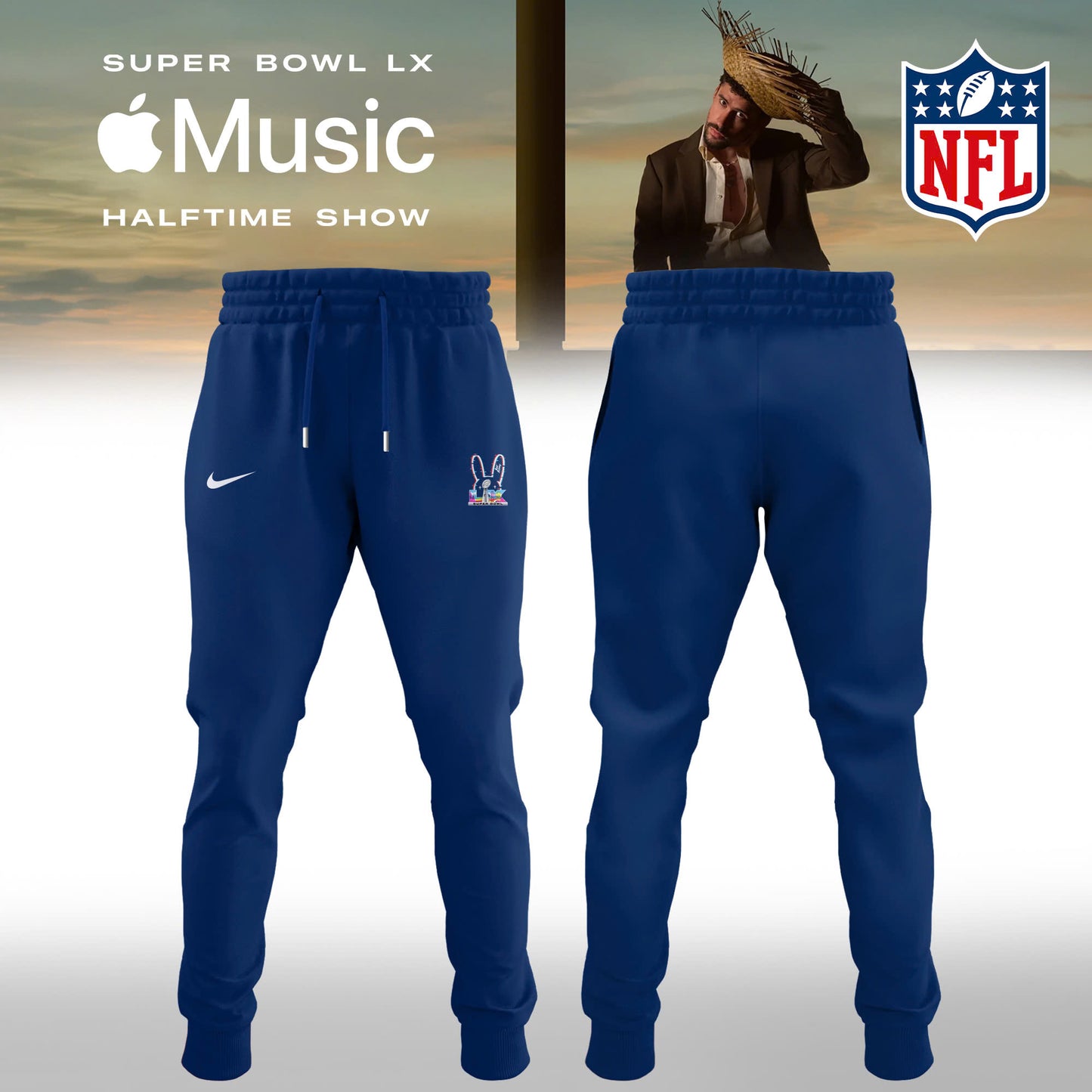 ALL TEAM NFL x Bad Bunny Super Bowl 2026 Combo Hoodie V2