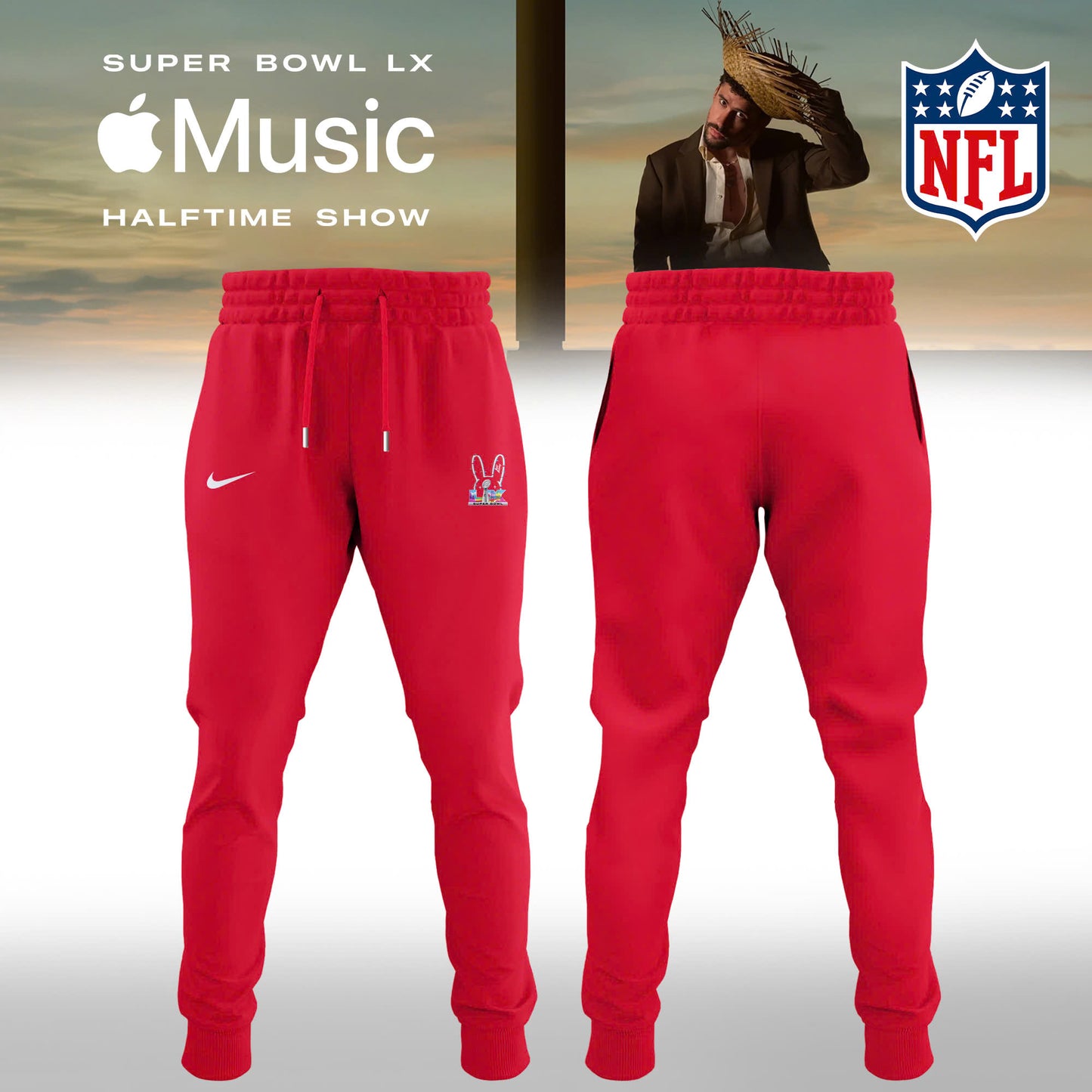 ALL TEAM NFL x Bad Bunny Super Bowl 2026 Combo Hoodie V2