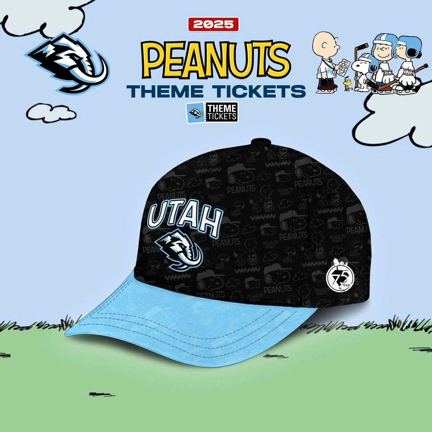 Utah Mammoth x Peanuts Limited Edition Uniform Jersey