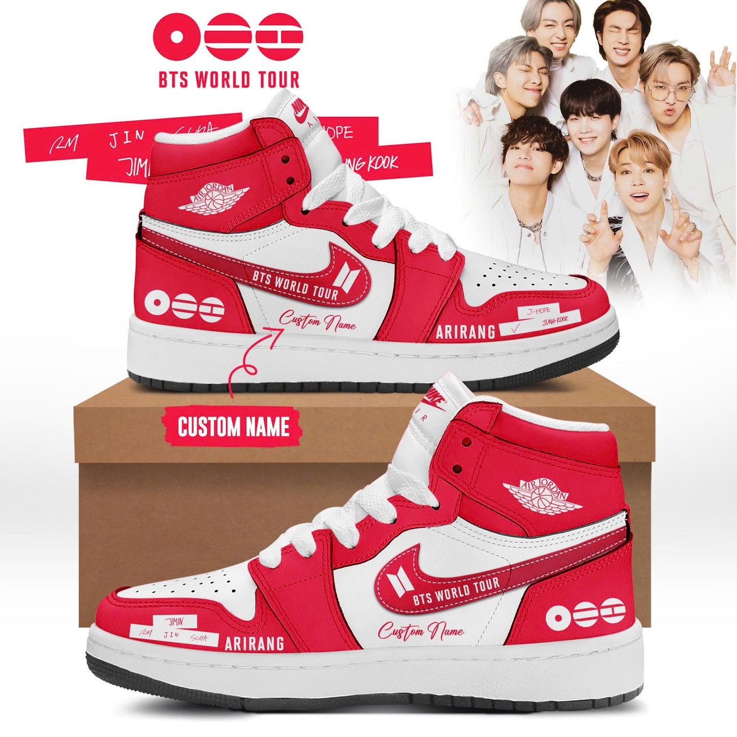 BTS ‘ARIRANG’ World Tour 2026-2027 Air Jordan 1 Sneaker