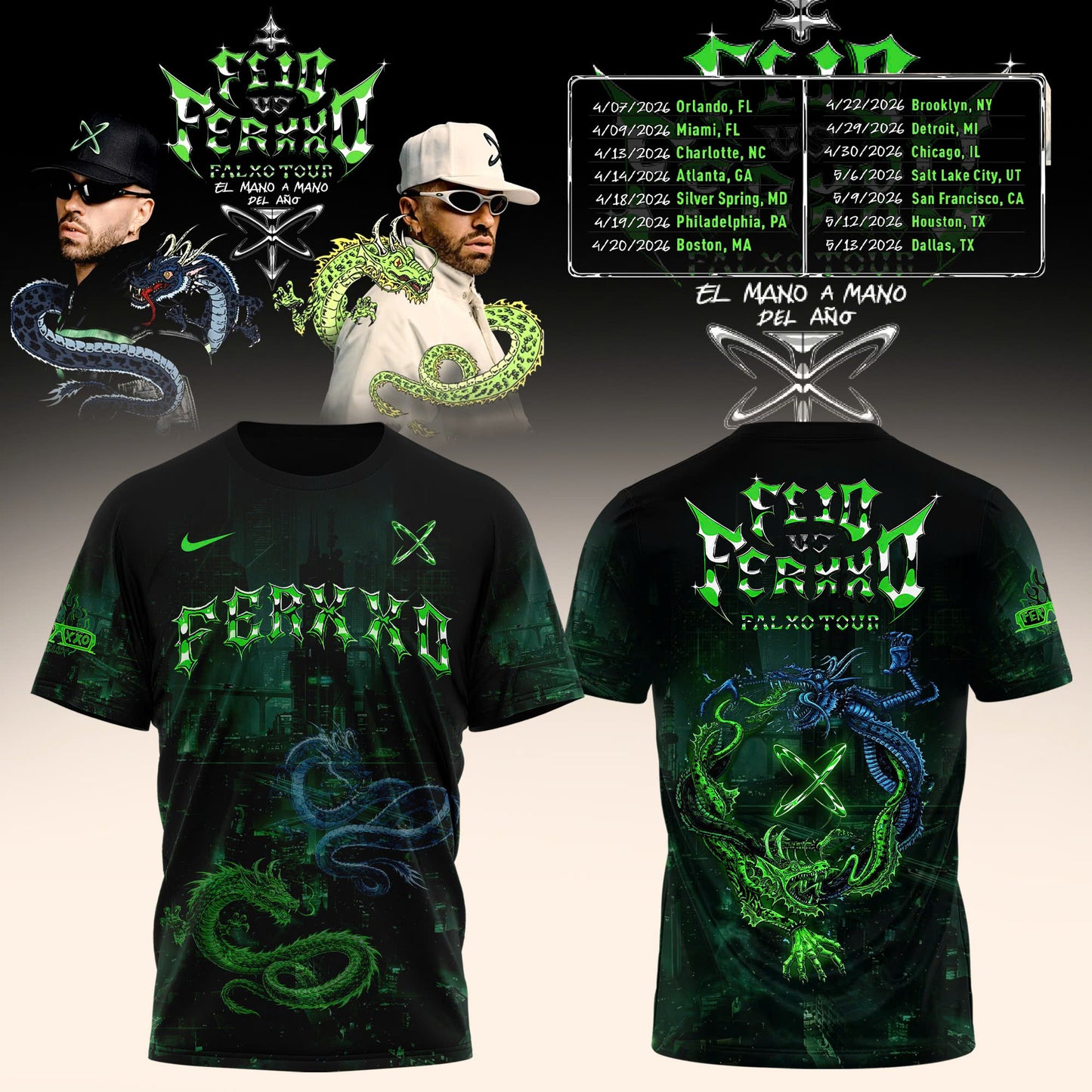 Falxo Tour 2026 Limited Edition T-Shirt
