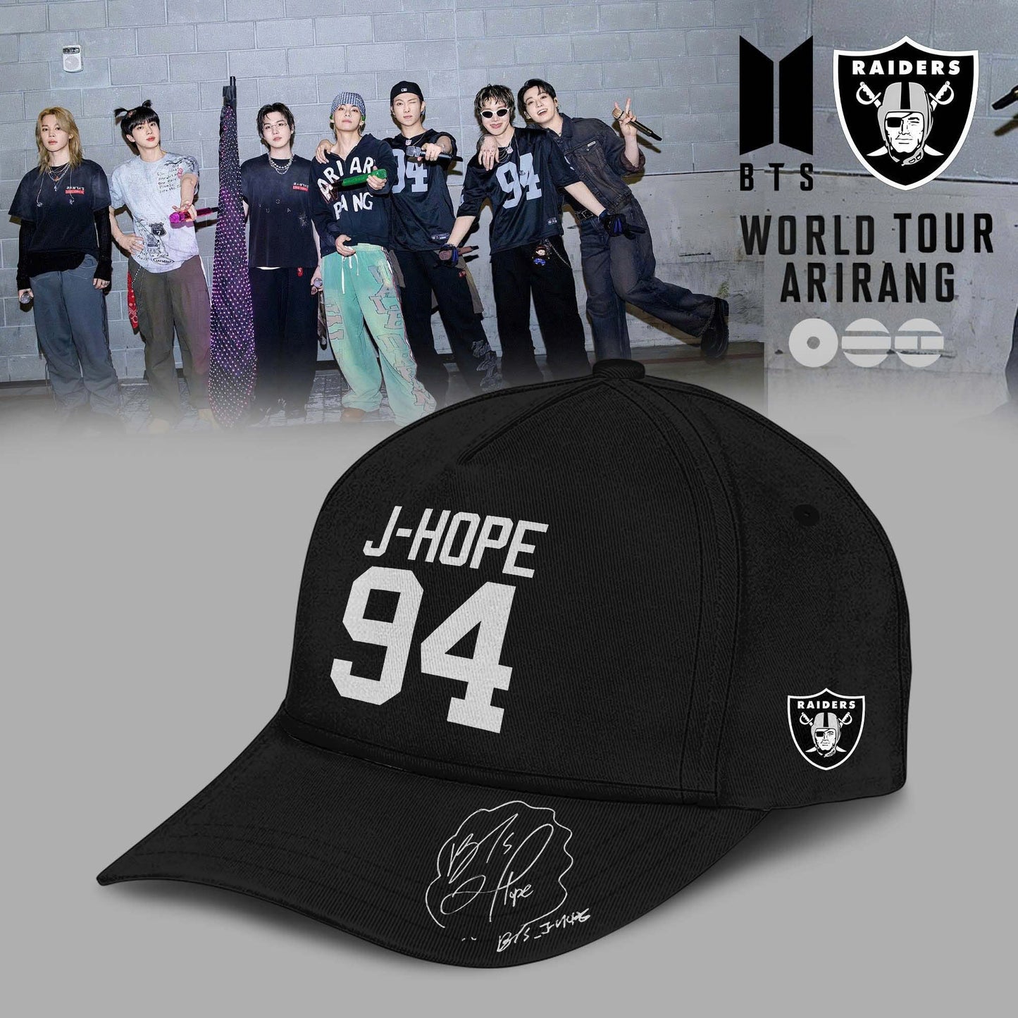 Las Vegas Raiders x J-HOPE 94 Limited Edition Jersey