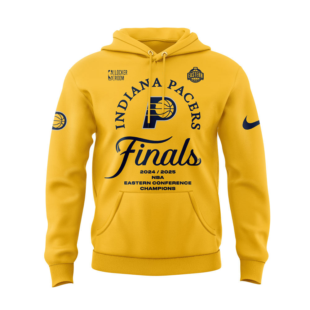 Limited Edition Indiana Pacers 2025 Eastern Conference Champions Yellow Hoodie
