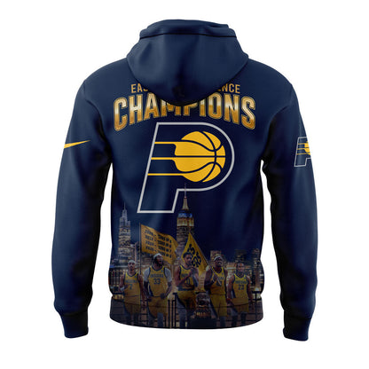 Limited Edition Indiana Pacers 2025 Eastern Conference Champions Blue Hoodie