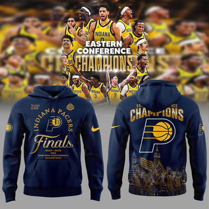Limited Edition Indiana Pacers 2025 Eastern Conference Champions Blue Hoodie