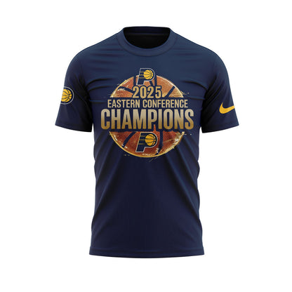 Limited Edition Indiana Pacers 2025 Eastern Conference Champions Blue Tshirt