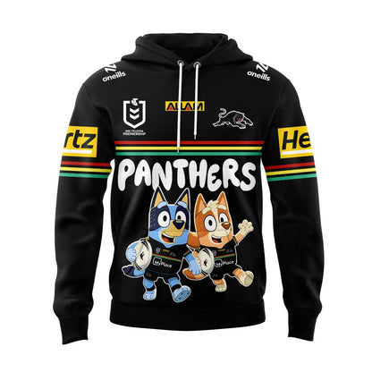 Limited Edition Penrith Panthers Bluey and Bingo Hoodie