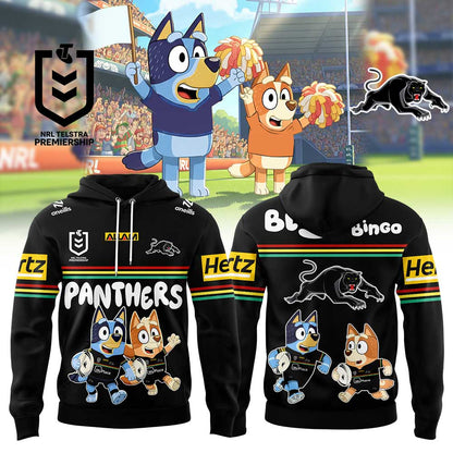 Limited Edition Penrith Panthers Bluey and Bingo Hoodie