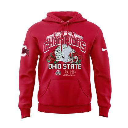 Ohio State Football 2025 Rose Bowl Champions Hoodie